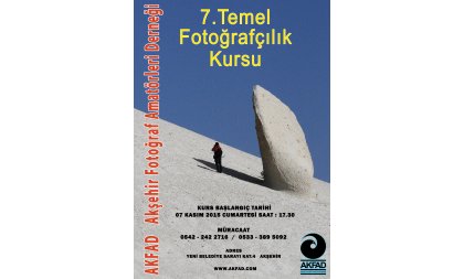 7.Temel Fotoğraf Eğitimi Kursu