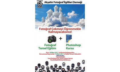 1.Temel Fotoğraf Eğitimi Kursu