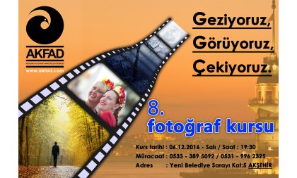 8.Temel Fotoğraf Eğitimi Kursu