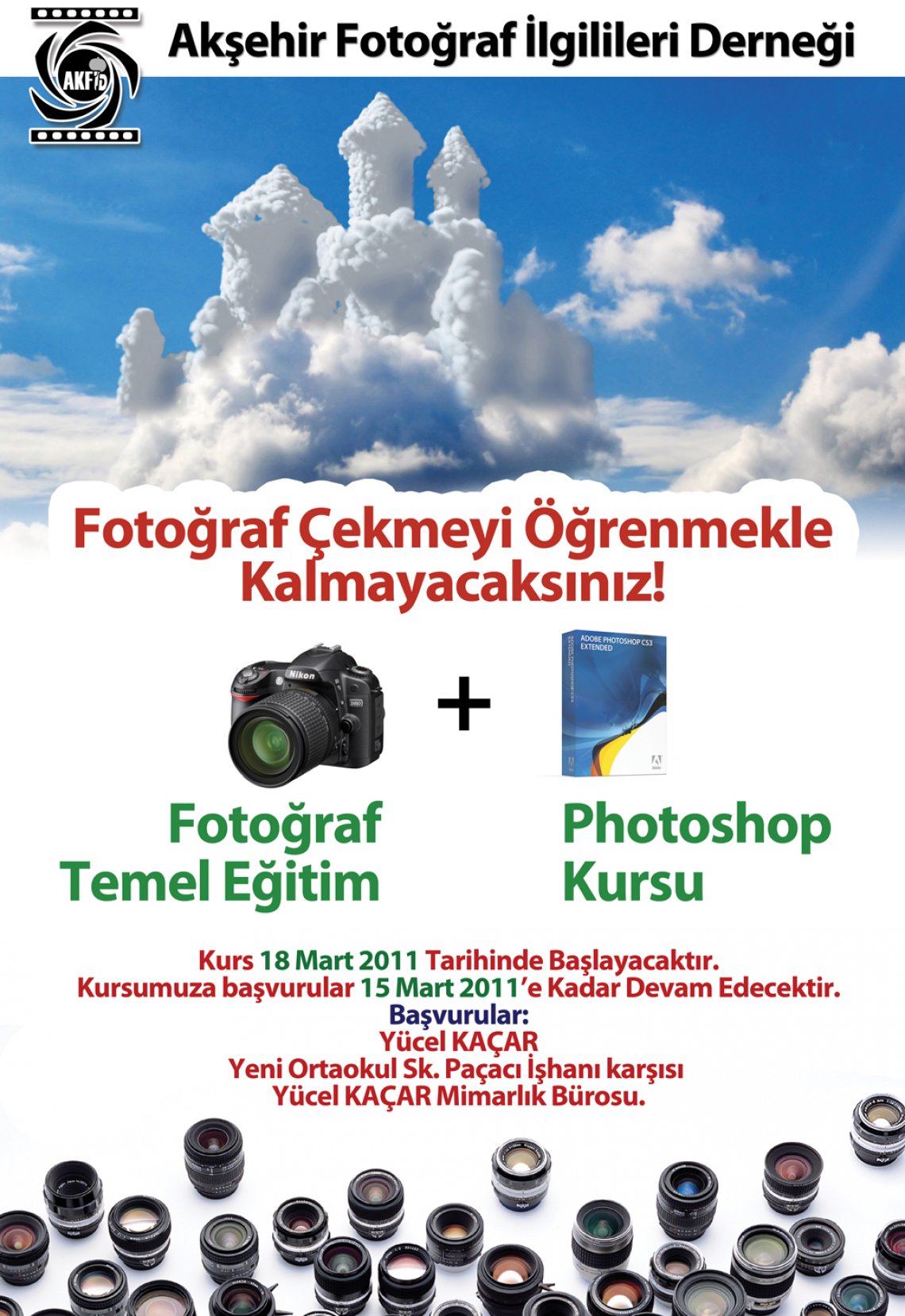 1.Temel Fotoğraf Eğitimi Kursu