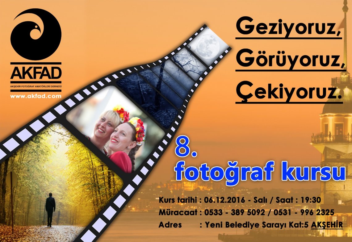 8.Temel Fotoğraf Eğitimi Kursu