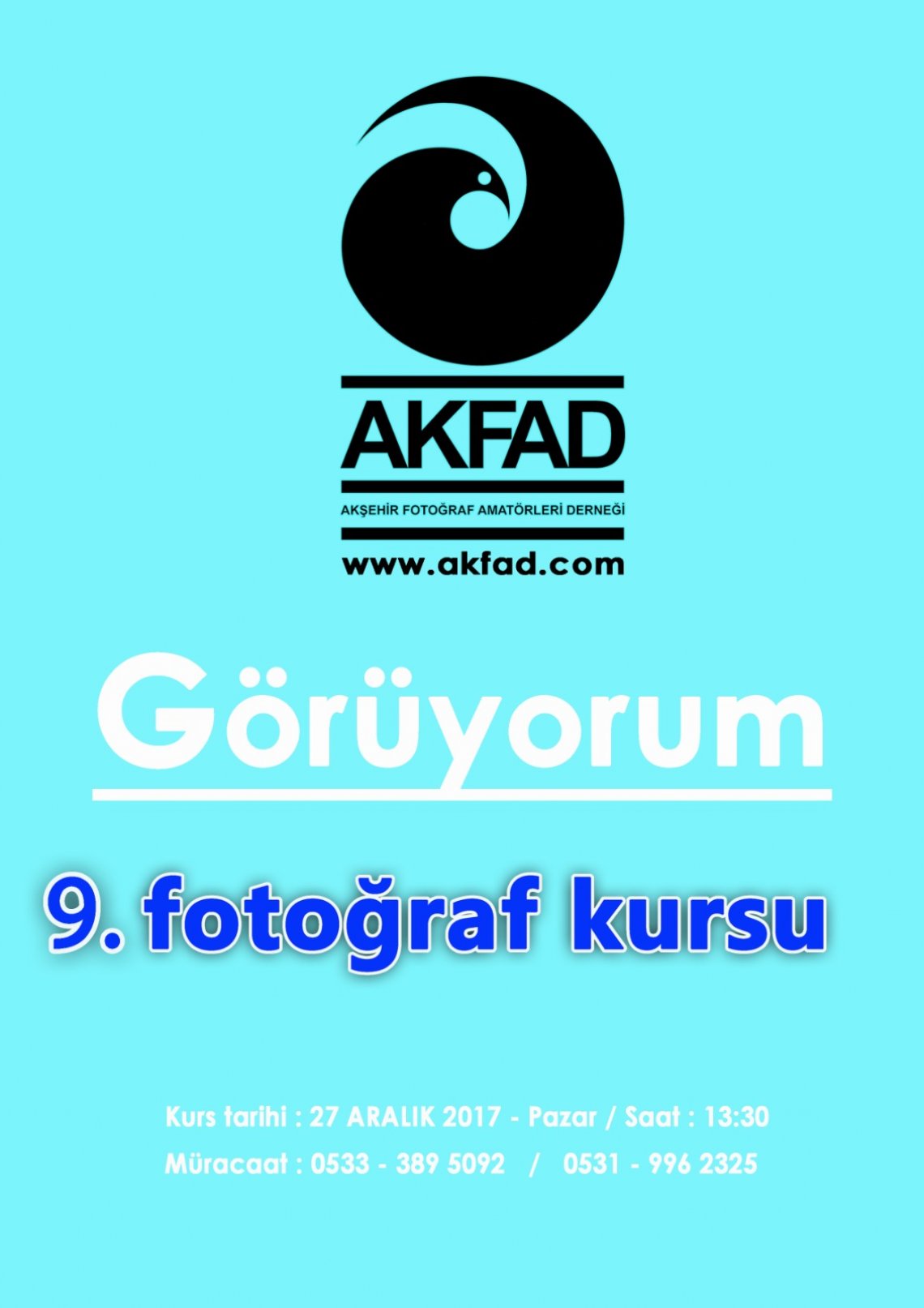 9.Temel Fotoğraf Eğitimi Kursu